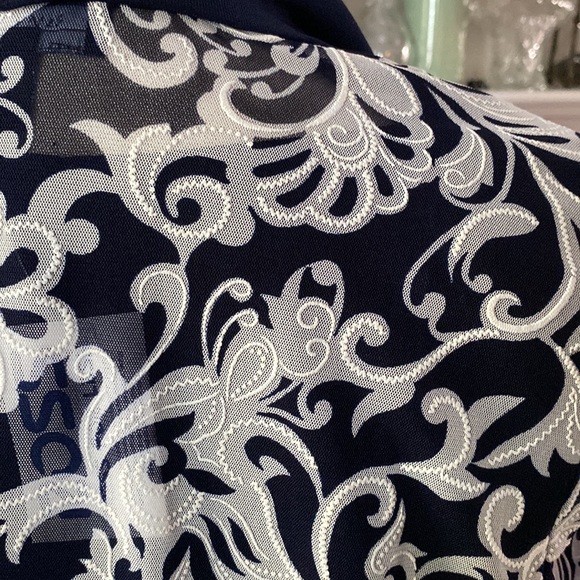 R&M Richards women’s two piece suit navy blue size 18 W - Picture 7 of 14